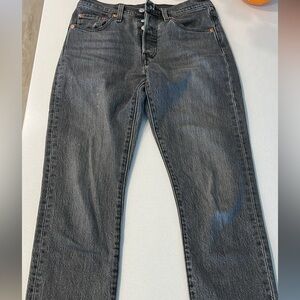 Levi's Women's Black Straight Leg Jeans